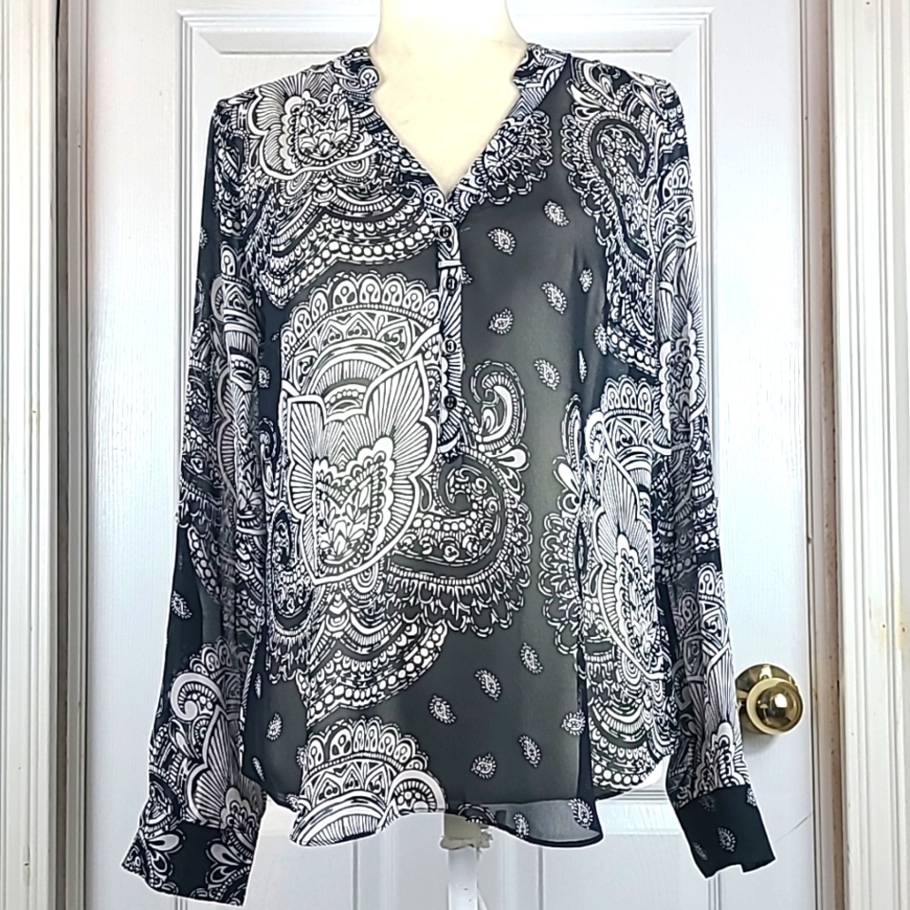 a.n.a Paisley Print Blouse